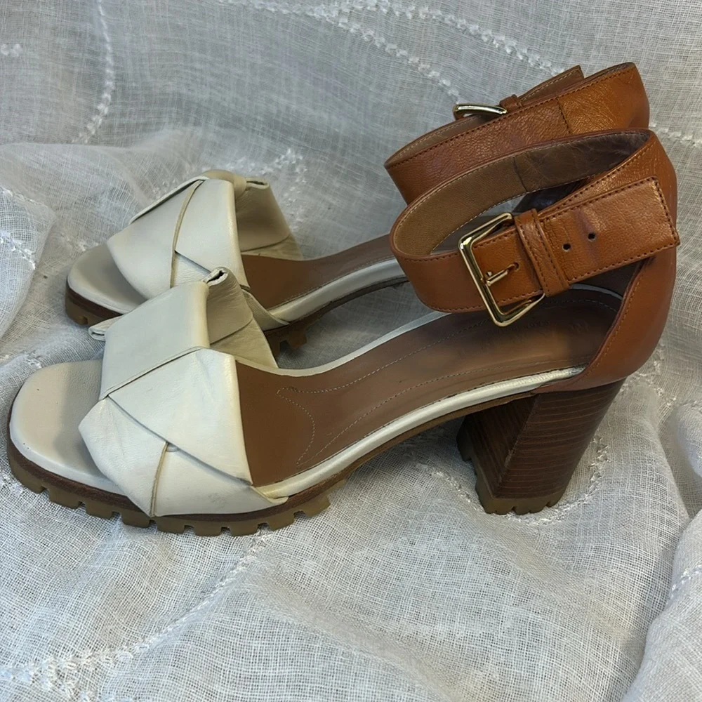 Marni leather heel sandals